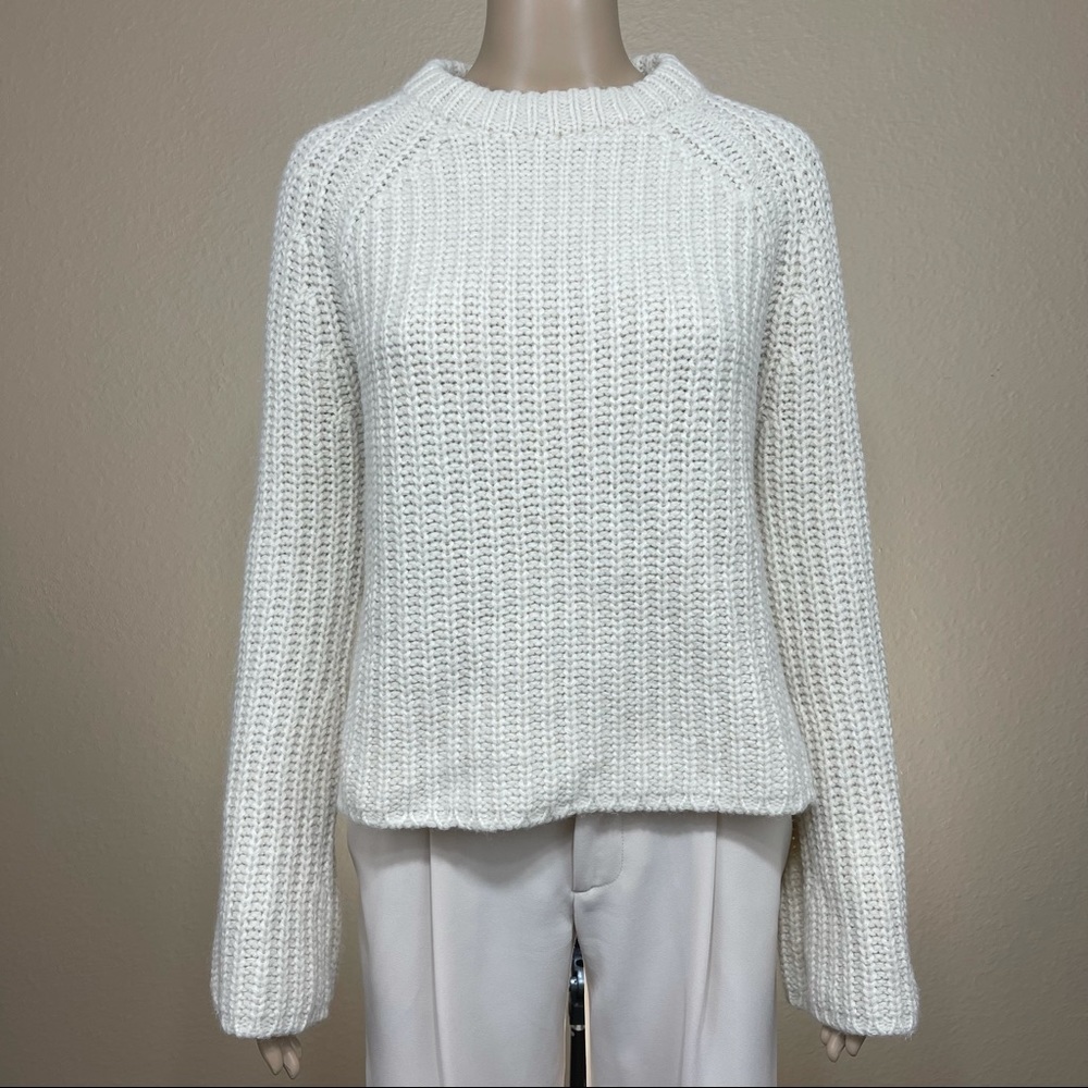 🌱 Maje Alpaca Blend Drop Shoulder Sweater